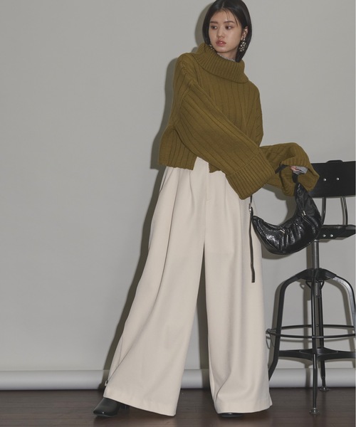 「THE YOn」 パンツ M モカ レディース_画像8