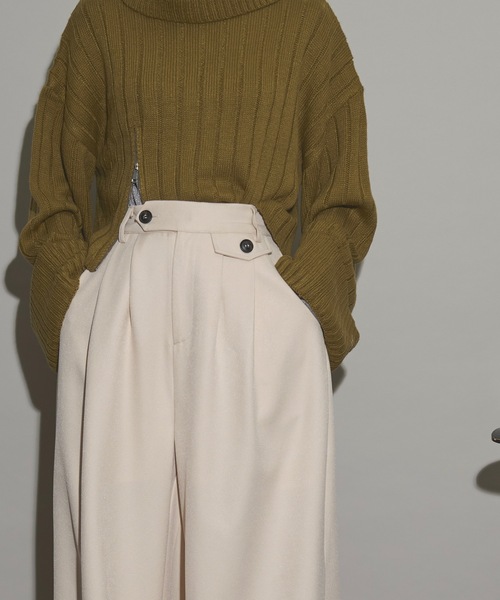 「THE YOn」 パンツ M モカ レディース_画像9