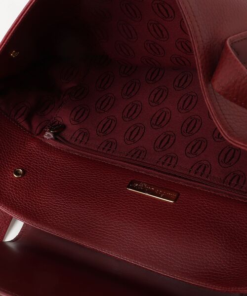 カルティエ　美品　リングハンドル トートバッグ カルティエ美品リングハンドル トートバッグ