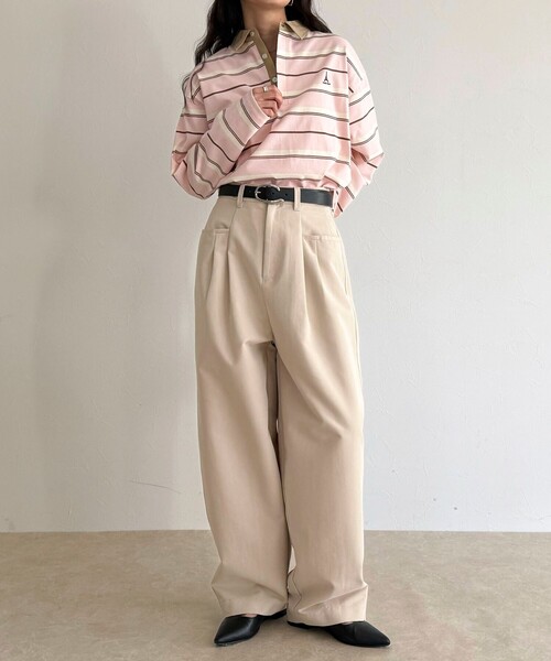 fredy emue（フレディエミュ） tシャツ マルチボーダーラガーロンT