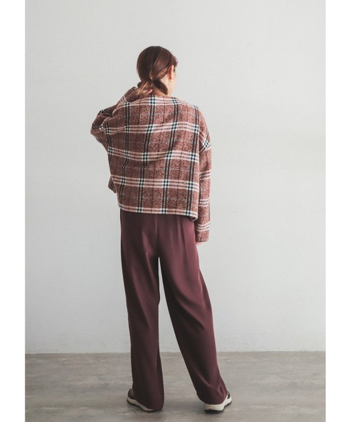 FIL DE FER（フィルデフェール） ツイードジャケット FREE ブラウン