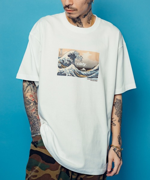 Subciety（サブサエティ） tシャツ Souvenir ratio tee メンズ