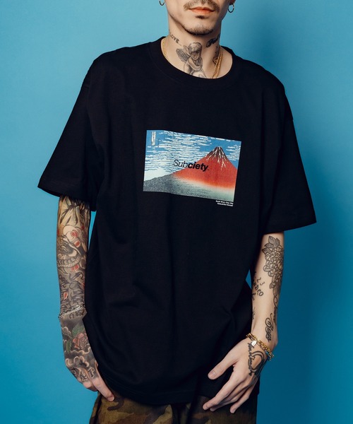 Subciety（サブサエティ） tシャツ Souvenir ratio tee メンズ