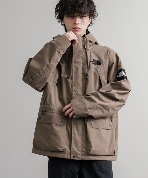 M*a様 ノースフェイス ウインドブレーカー ライトカーキ メンズL THE NORTH FACE（ザ ノースフェイス） マウンテンパーカー ウインド