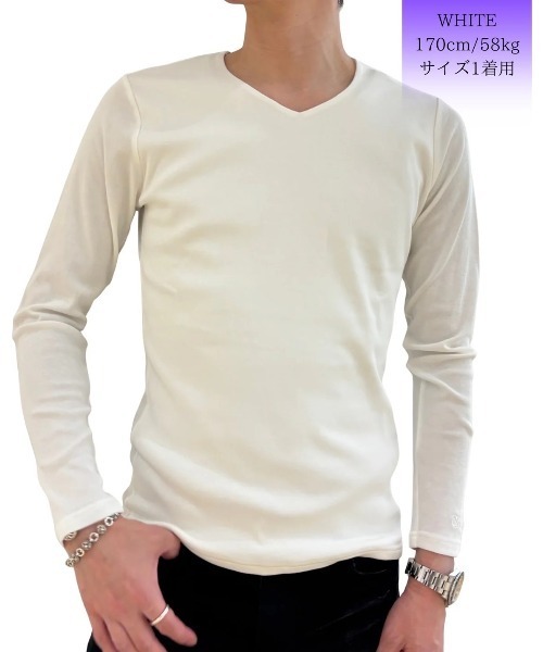 COOK JEANS フェザー　カットソー　Tシャツ Cook jeans（クックジーンズ） tシャツ CKJS フライス長袖Tシャツ