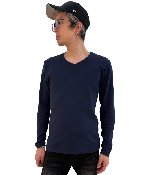 COOK JEANS フェザー 長袖 カットソー Cook jeans（クックジーンズ） tシャツ CKJS フライス長袖Tシャツ