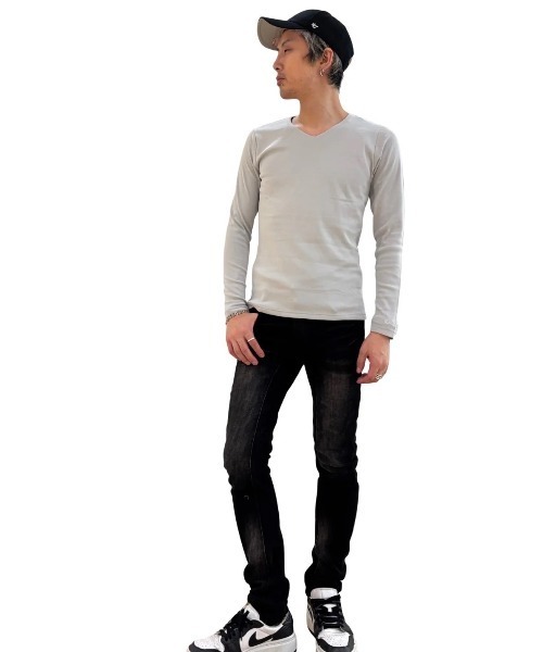 Cook jeans（クックジーンズ） tシャツ CKJS フライス長袖Tシャツ
