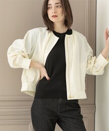 「OPAQUE.CLIP」 ブルゾン 38 ベージュ レディースの画像2