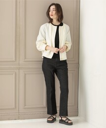 「OPAQUE.CLIP」 ブルゾン 38 ベージュ レディースの画像9