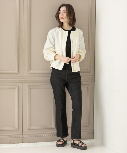 「OPAQUE.CLIP」 ブルゾン 38 ベージュ レディースの画像9