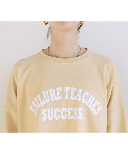 「reca」 長袖カットソー FREE オートミール レディース_画像5