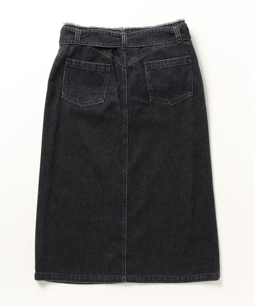「AKANE UTSUNOMIYA」 デニムスカート 38 ブラック レディース_画像3