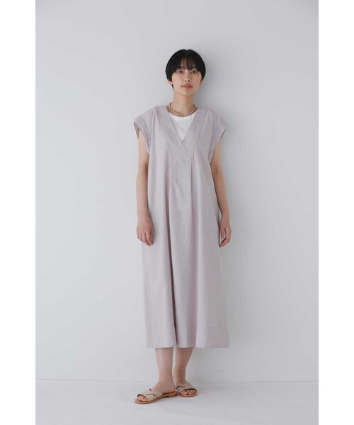 「human woman」 半袖ワンピース MEDIUM ネイビー レディースの画像