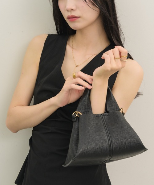 「NEUNA」 2WAYバッグ SMALL ベージュ レディース_画像2