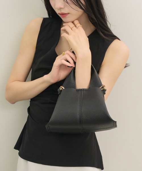 「NEUNA」 2WAYバッグ SMALL ベージュ レディース_画像3