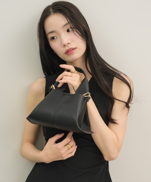 「NEUNA」 2WAYバッグ SMALL ベージュ レディース_画像4