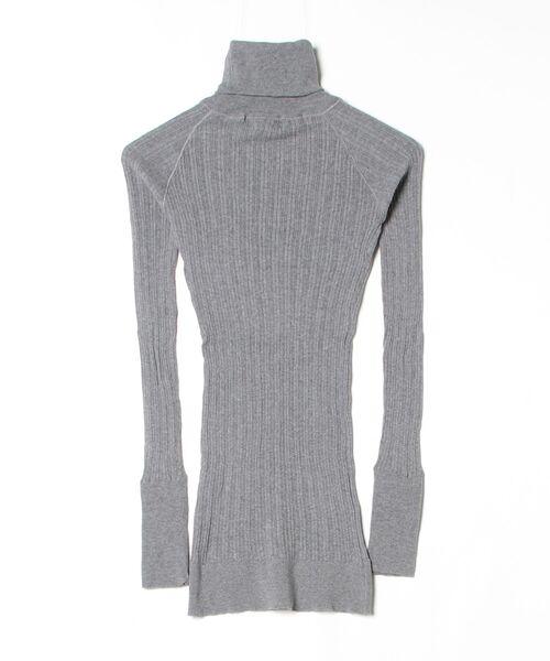 「tumugu」 タートルネックニット FREE グレー レディース_画像2
