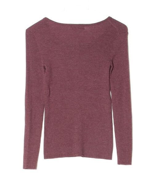 「PAUL&JOE SISTER」 長袖ニット 1 パープル レディース_画像2