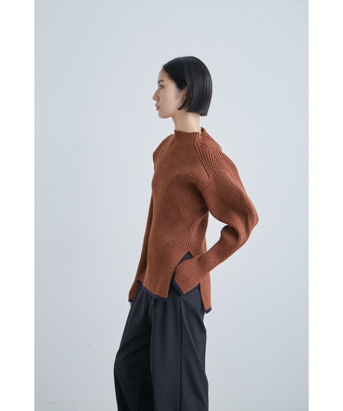 「MIESROHE」 長袖ニット FREE ブラウン レディース_画像9