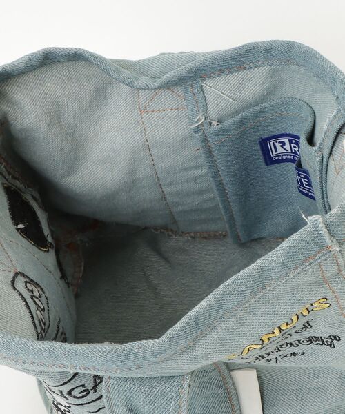 「Vintage PEANUTS」 ハンドバッグ FREE ライトインディゴブルー レディース_画像4