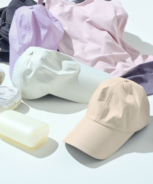 「UVO」 キャップ FREE ブルーグレー レディース_画像2