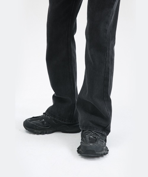 「CORPUS TOKYO」 ブーツカットデニムパンツ 4 ブルー メンズ_画像4