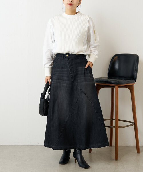 「Jena espace merveilleux」 長袖ニット FREE ベージュ レディース_画像2