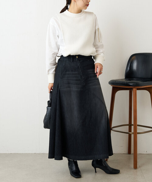 「Jena espace merveilleux」 長袖ニット FREE ベージュ レディース_画像3