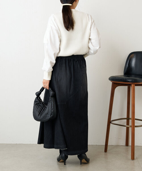 「Jena espace merveilleux」 長袖ニット FREE ベージュ レディース_画像5