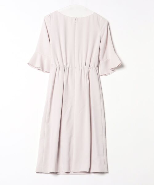 「LAISSE PASSE」 7分袖ワンピース SMALL ピンク レディース_画像2