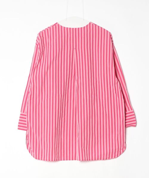 「t.yamai paris」 ストライプ柄長袖ブラウス 1 ピンク レディース_画像2