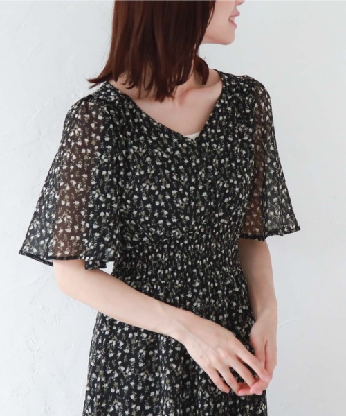 「archives」 半袖ワンピース MEDIUM ブルー レディース_画像3