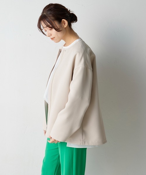 「Droite lautreamont」 ブルゾン S ベージュ レディース_画像2