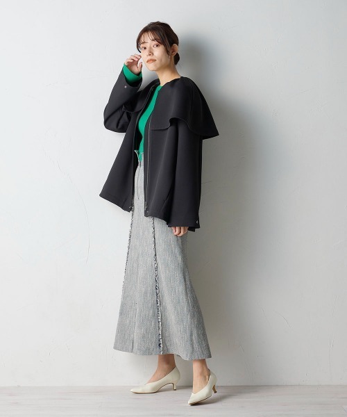 「Droite lautreamont」 ブルゾン S ベージュ レディース_画像8