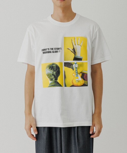 新品 アダムエロペ oasis オアシス Morning Glory Tシャツ ADAM ET ROPE'（アダムエロペ） tシャツ 「oasis 10Culture / ADAM ET