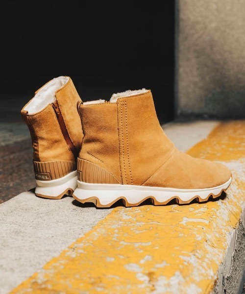 「SOREL」 ショートブーツ 25.5cm ブラック レディース_画像3