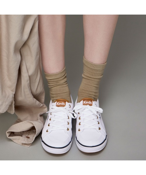 Keds（ケッズ） スニーカー センター スリー キャンバス ホワイト