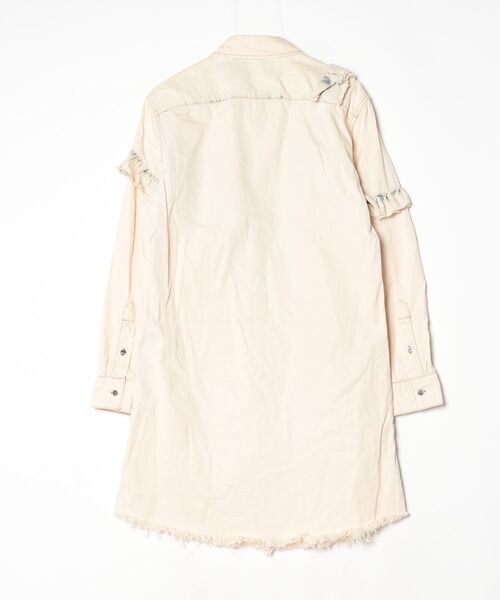 「MSGM」 シャツワンピース 38 ホワイト レディース_画像2