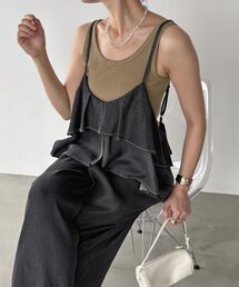 DouDou（ドゥドゥ） オールインワン 「WEB限定」 デニムフリル