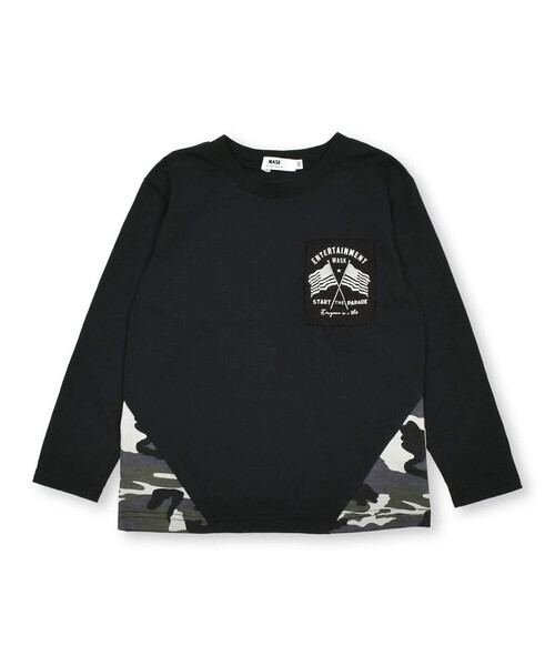 「WASK」 「KIDS」長袖カットソー 150cm オフホワイト キッズ_画像3