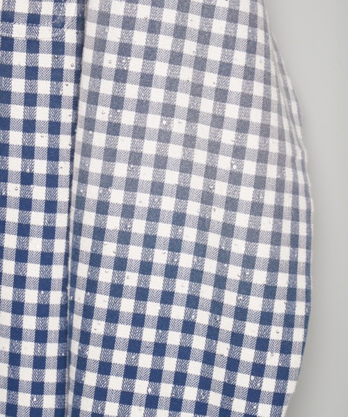 シャツ 「M A S U」FADED SPARKLING PLAID SHIRT メンズの画像