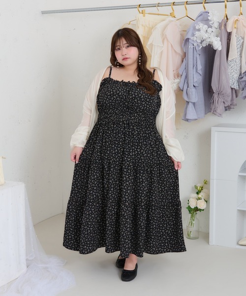 「Louiosy」 キャミソールワンピース X-LARGE ブラック系その他 レディース_画像2