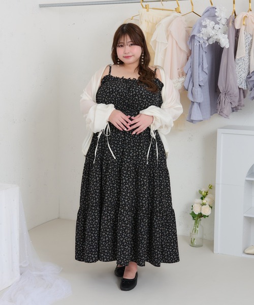 「Louiosy」 キャミソールワンピース X-LARGE ブラック系その他 レディース_画像3