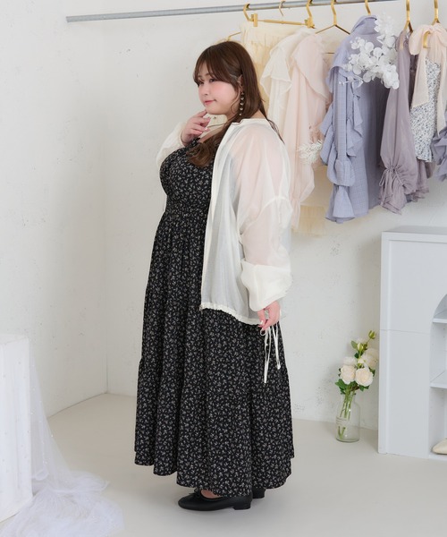 「Louiosy」 キャミソールワンピース X-LARGE ブラック系その他 レディース_画像4