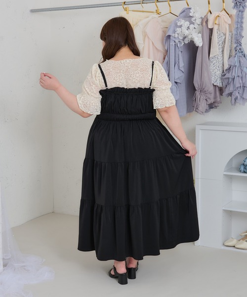 「Louiosy」 キャミソールワンピース X-LARGE ブラック系その他 レディース_画像8