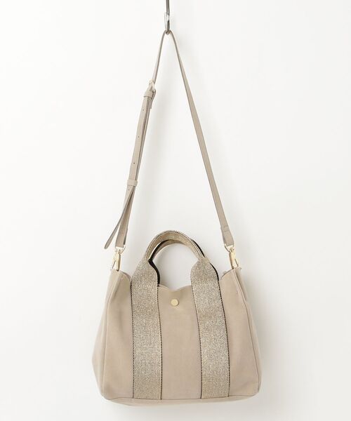 「VIOLAd'ORO」 ハンドバッグ ONE SIZE ベージュ レディース_画像2