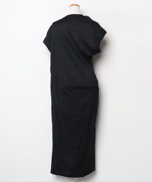 「mame」 Cotton Jersey Asymmetric Dress 2 ブラック レディース_画像2