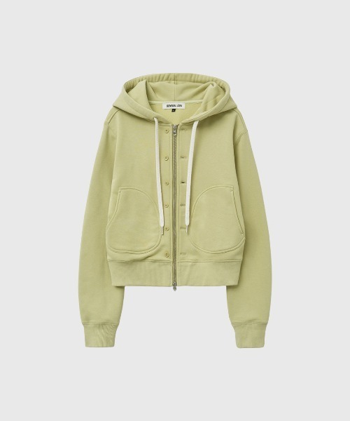GENERAL IDEA パーカー 「GENERAL IDEA」スナップフードジップアップ
