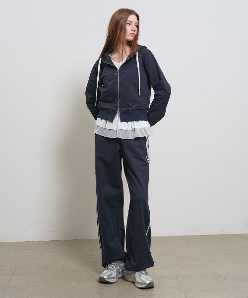 GENERAL IDEA パーカー 「GENERAL IDEA」スナップフードジップアップ