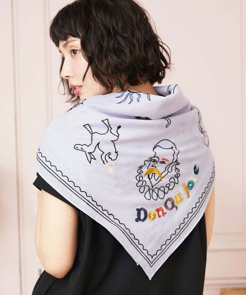 Jocomomola（ホコモモラ） ストール マフラー ドン・キホーテ アニマル